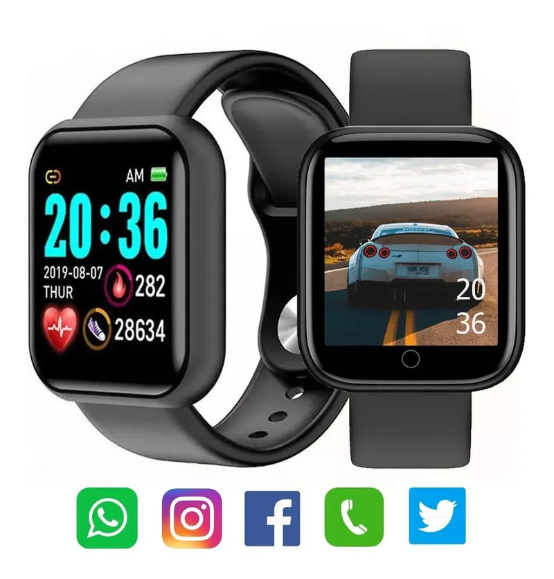 Relógio Smartwatch D20 Masculino Inteligente Pronta Entrega