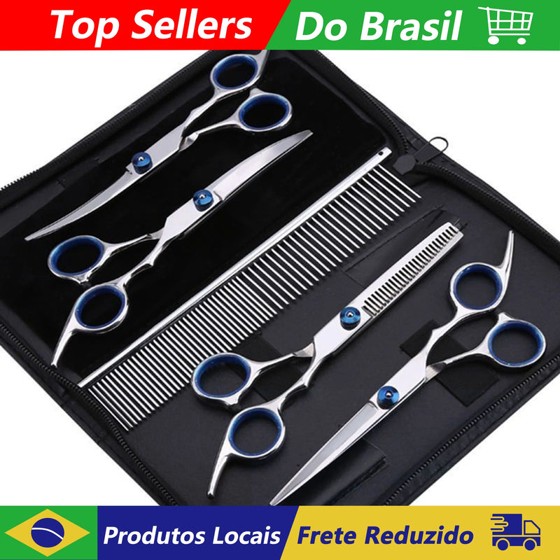 Tesoura de Aço Inoxidável para Cabelos