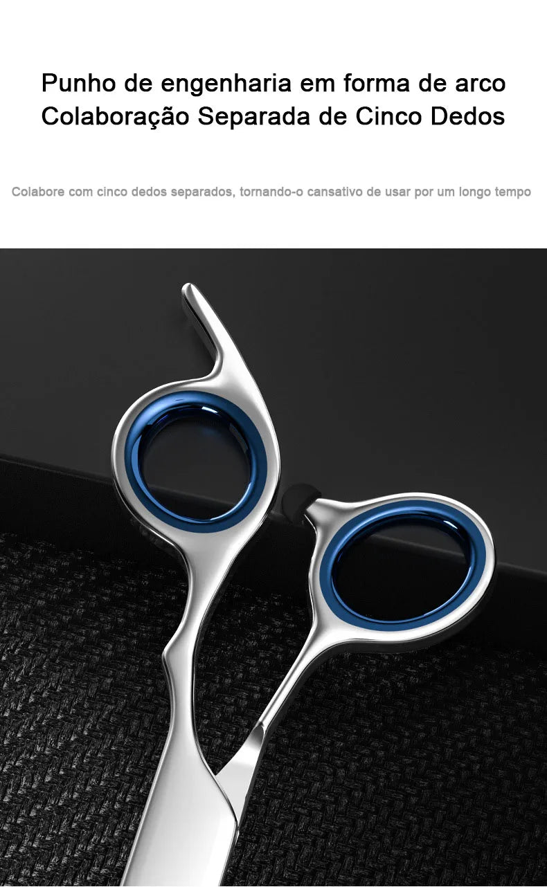 Tesoura de Aço Inoxidável para Cabelos
