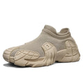 Men's Summer 2024 New Breathable Knitted Casual Sports Shoes Thick Bottom Running Socks Shoes Trendy Shoes Men's Shoes