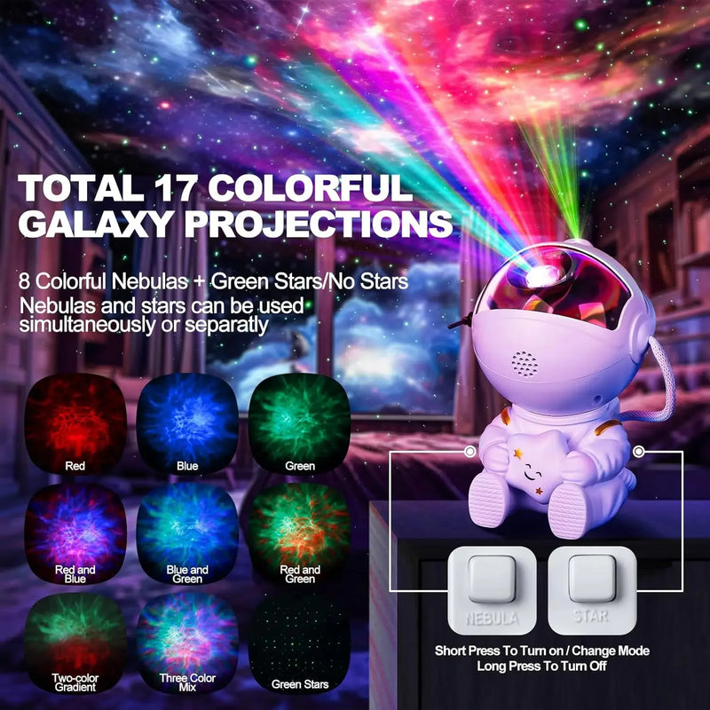 Projetor Astronauta Galaxy