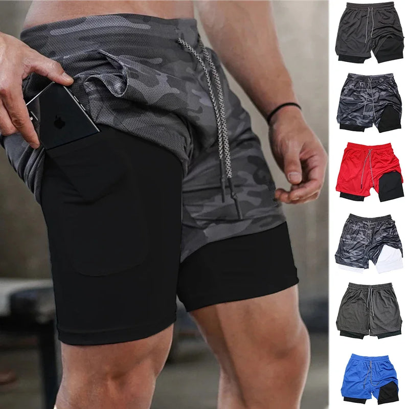 Shorts Para Treino 2 em 1 Esporte Air Effect