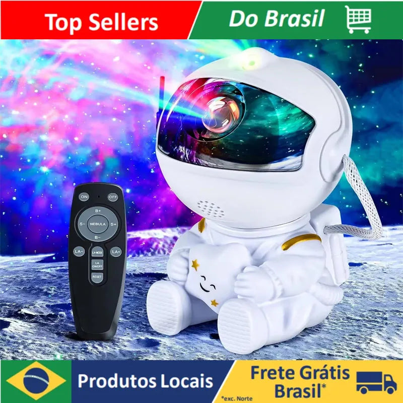 Projetor Astronauta Galaxy